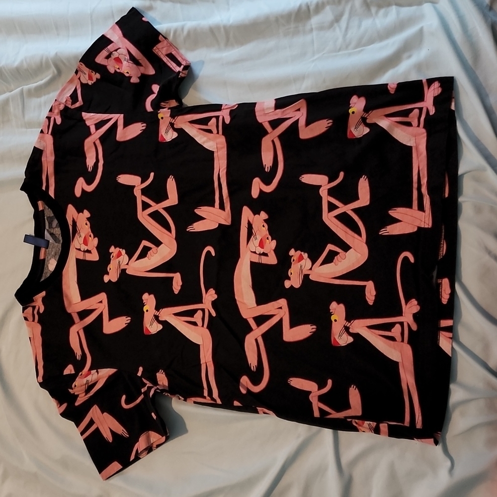 Pink panther short sleeve t-shirt